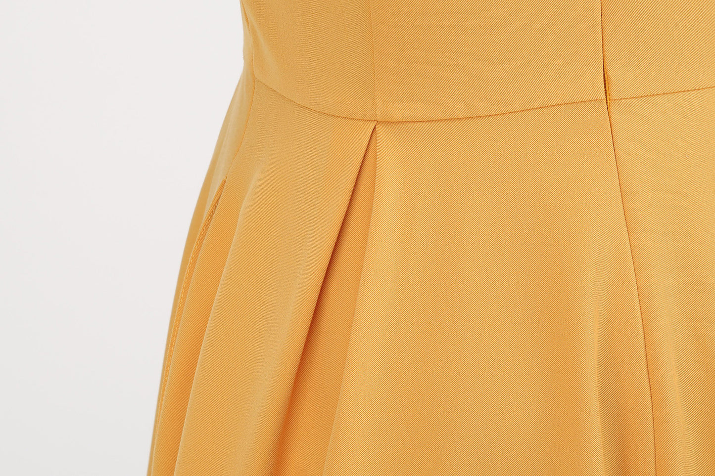 1950S Yellow Retro Patchwork Belted Short Sleeve Vintage Dress