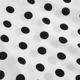 1950S Black and White Polka Dot Halter Neck Vintage Dress