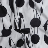 1950s White and Black Sleeveless Retro Polka Dot Belted Vintage Dress