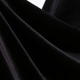 1950s Burgundy Velvet Halter Neck Vintage Dress