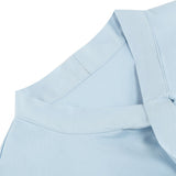 1950S Light Blue Bow Tie Buttoned Sleeveless Vintage Dress