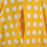 1950S Light Blue Retro Polka Dot Short Sleeve Vintage Dress