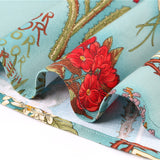 1950S Multi-Color Floral Button-Up Belted Short Sleeve Vintage Dress