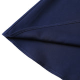 1950s Navy Blue Retro Three-Quarter Sleeve Sweetheart Neckline Vintage Dress
