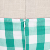 1950S Pink Retro Gingham Halter Belted Sleeveless Vintage Dress