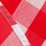 1950S Pink Retro Gingham Halter Belted Sleeveless Vintage Dress