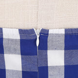 1950s Pink Retro Gingham Halter Neck Sleveless Vintage Dress