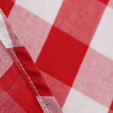 1950S Red Gingham Halter Neck Belted Vintage Dress