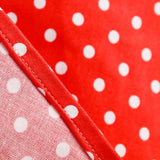 1950S Red Retro Polka Dot Halter Neck Vintage Dress