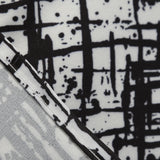 1950S White and Blue Print Sleeveless Vintage Dress