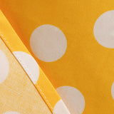 1950S Yellow Retro Polka Dot Halter Belted Vintage Dress