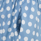 1950S Yellow Retro Polka Dot Halter Neck Belted Vintage Dress