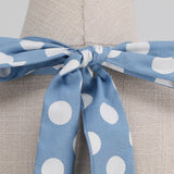 1950S Green Retro Polka Dot Halter Belted Sleeveless Vintage Dress