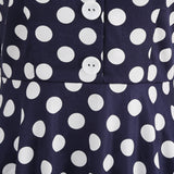 1950S Green Retro Polka Dot Halter Belted Sleeveless Vintage Dress