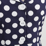 1950S Green Retro Polka Dot Halter Belted Sleeveless Vintage Dress