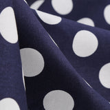 1950S Green Retro Polka Dot Halter Belted Sleeveless Vintage Dress