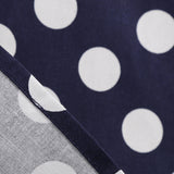 1950S Green Retro Polka Dot Halter Belted Sleeveless Vintage Dress