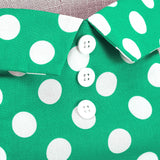 1950S Yellow Retro Polka Dot Halter Neck Vintage Dress
