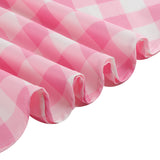 1950S Belted Barbie Pink Plaid Women's Camisole Vintage Dress