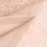 1950S Glittering Pink Sequin Spaghetti Strap Sweetheart Neckline Vintage Swing Dress