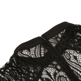 1950S Hollow Backless Flower A Shape Retro Christmas Dark Style Vintage Dress