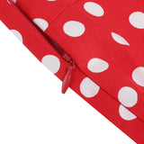 1950S Polka Dot Sleeveless Rock Cocktail Vintage Dress