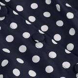 1950S Polka Dot Sleeveless Rock Cocktail Vintage Dress