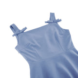 1950S Retro Bow Strap Sleeveless Vintage Dress
