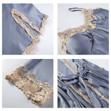 RosyQueen Silk 5 Piece Pajama Set